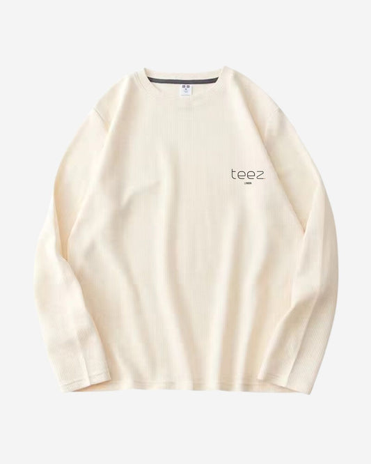 Honeycomb Long-sleeve Crewneck