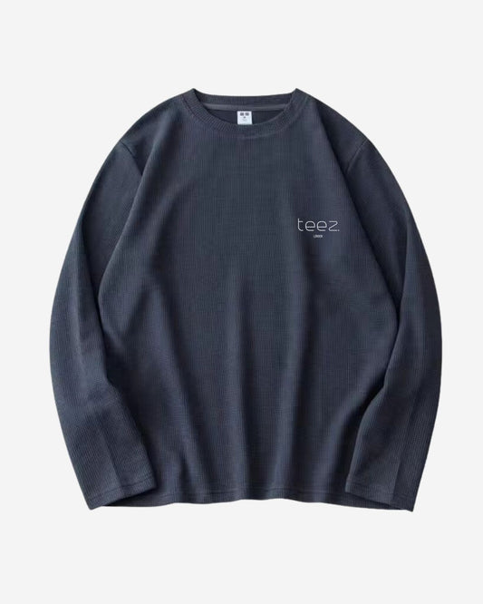 Honeycomb Long-sleeve Crewneck