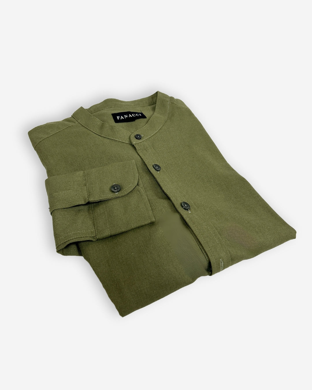 Linen Mao Collar Shirt