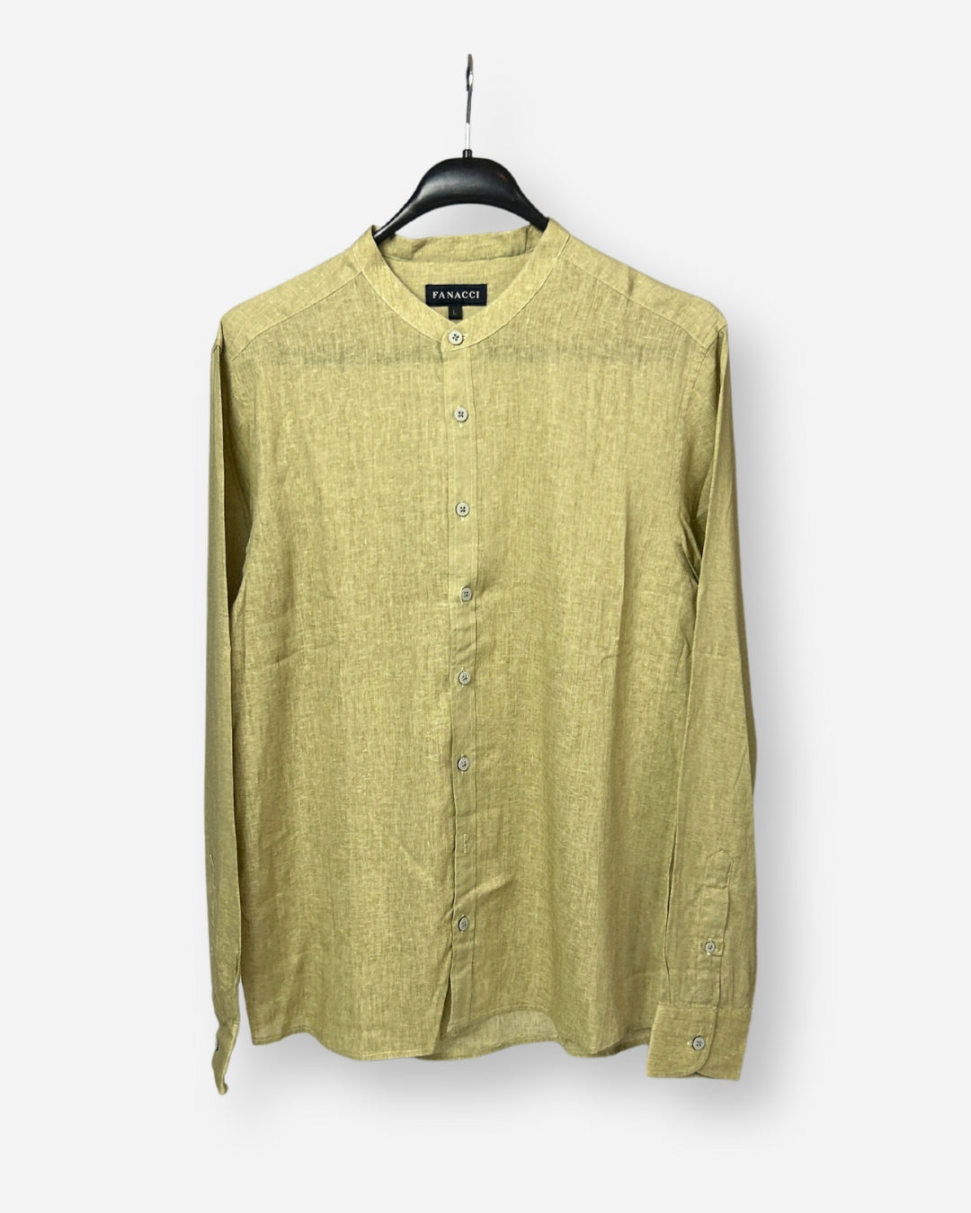 Linen Mao Collar Shirt