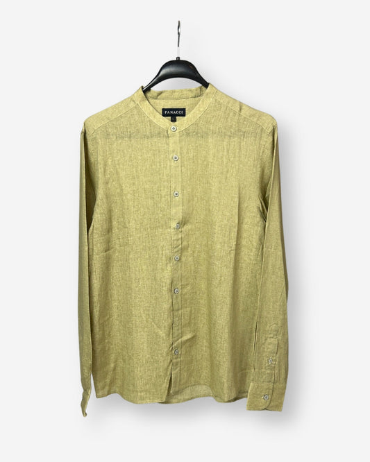 Linen Mao Collar Shirt