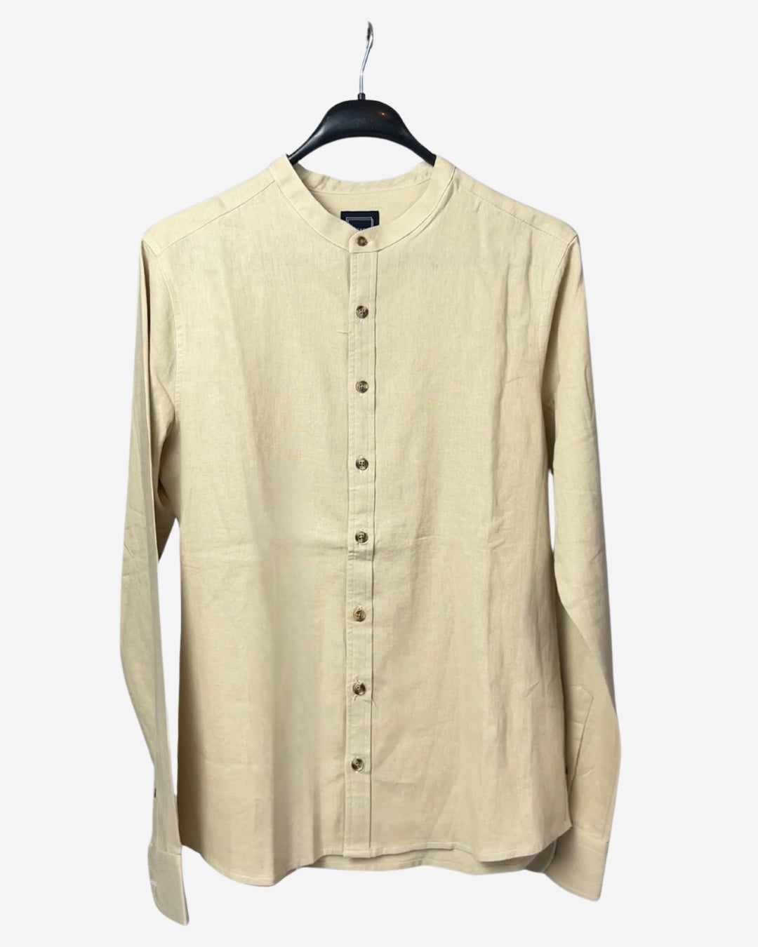 Linen Mao Collar Shirt