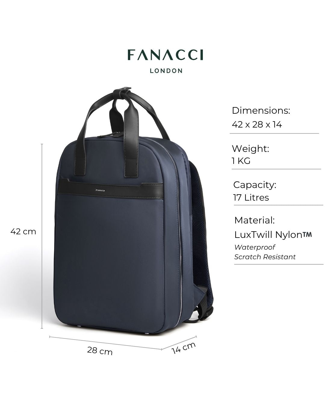 FANACCI Innovator Organisational Backpack