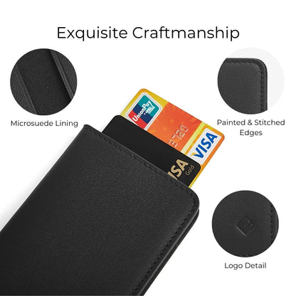 FANACCI Achiever Full Grain Leather Card Holder Wallet