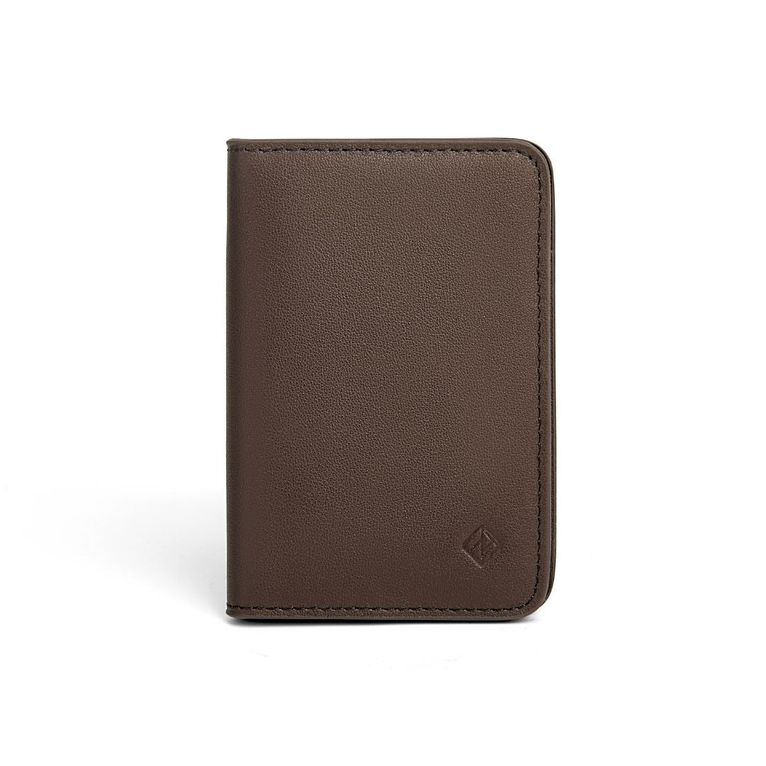 FANACCI Achiever Full Grain Leather Card Holder Wallet