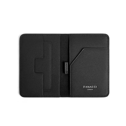 FANACCI Achiever Full Grain Leather Card Holder Wallet