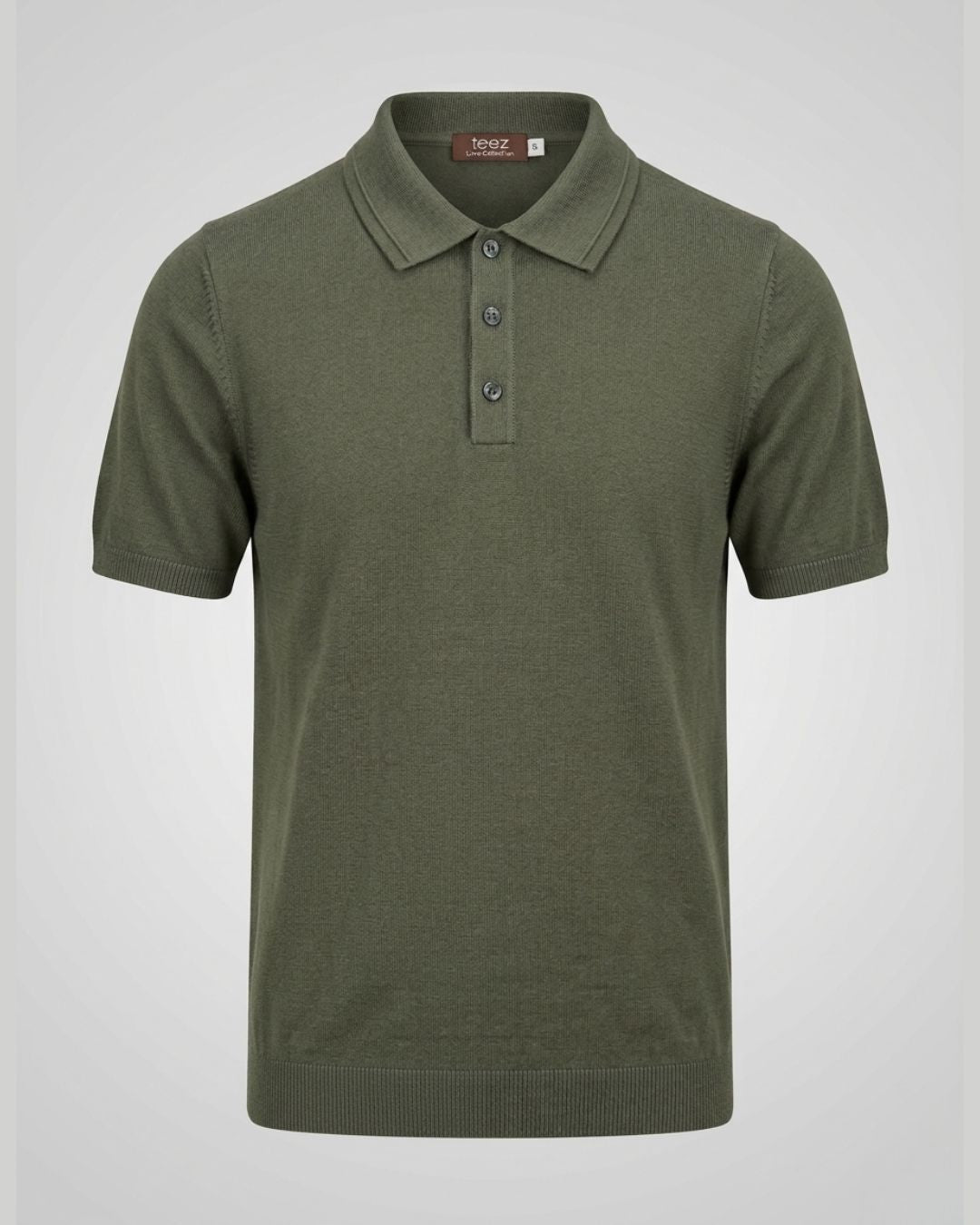 Old Money Knitted Cotton Poloshirt